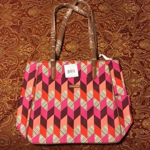 NWT Authentic Vera Bradley Chevron Pattern Handbag
